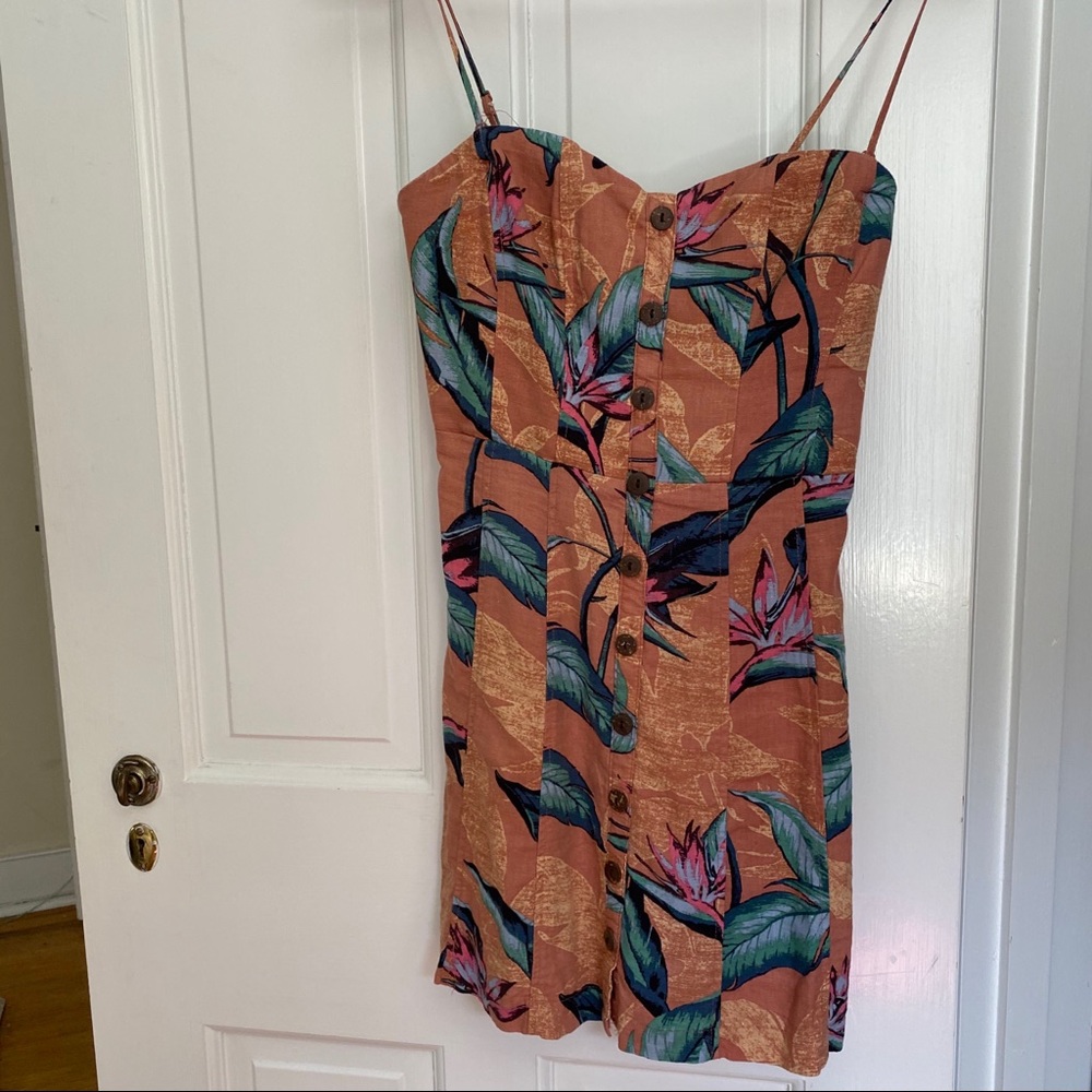 Urban Outfitters Linen Button Down Dress